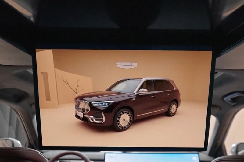 Роскошный кроссовер Geely Monjaro Plus готовится к старту продаж