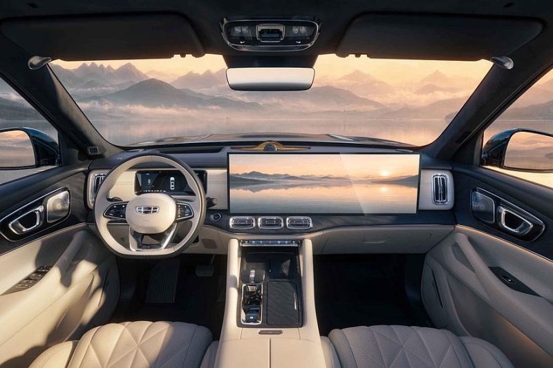 Роскошный кроссовер Geely Monjaro Plus готовится к старту продаж